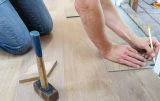 Pose de parquet stratifié